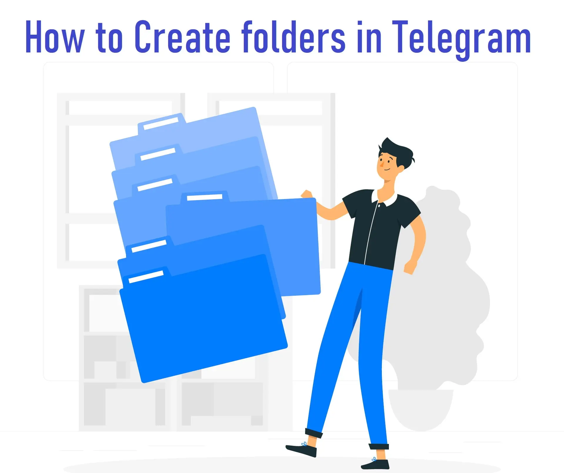 How to Create folders in Telegram