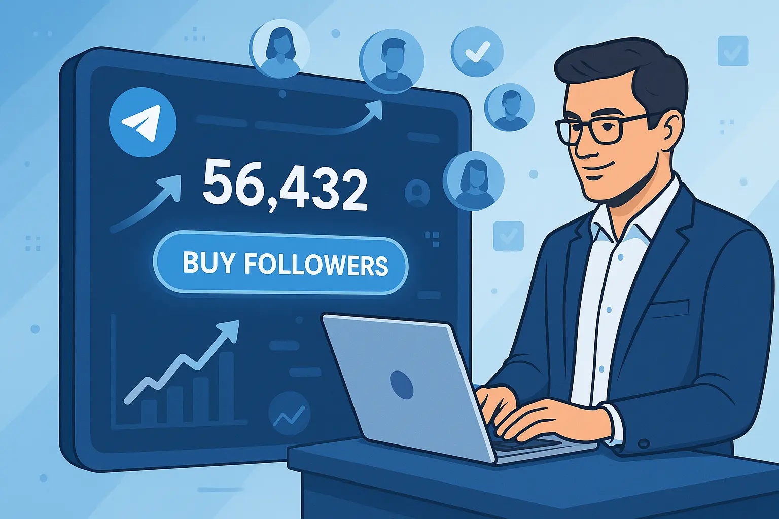Buy real Telegram followers