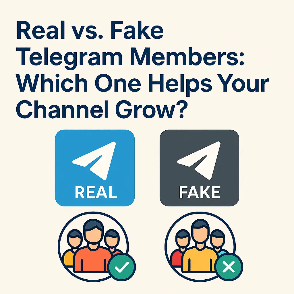 Real vs. Fake Telegram Members: Which One Helps Your Channel Grow?