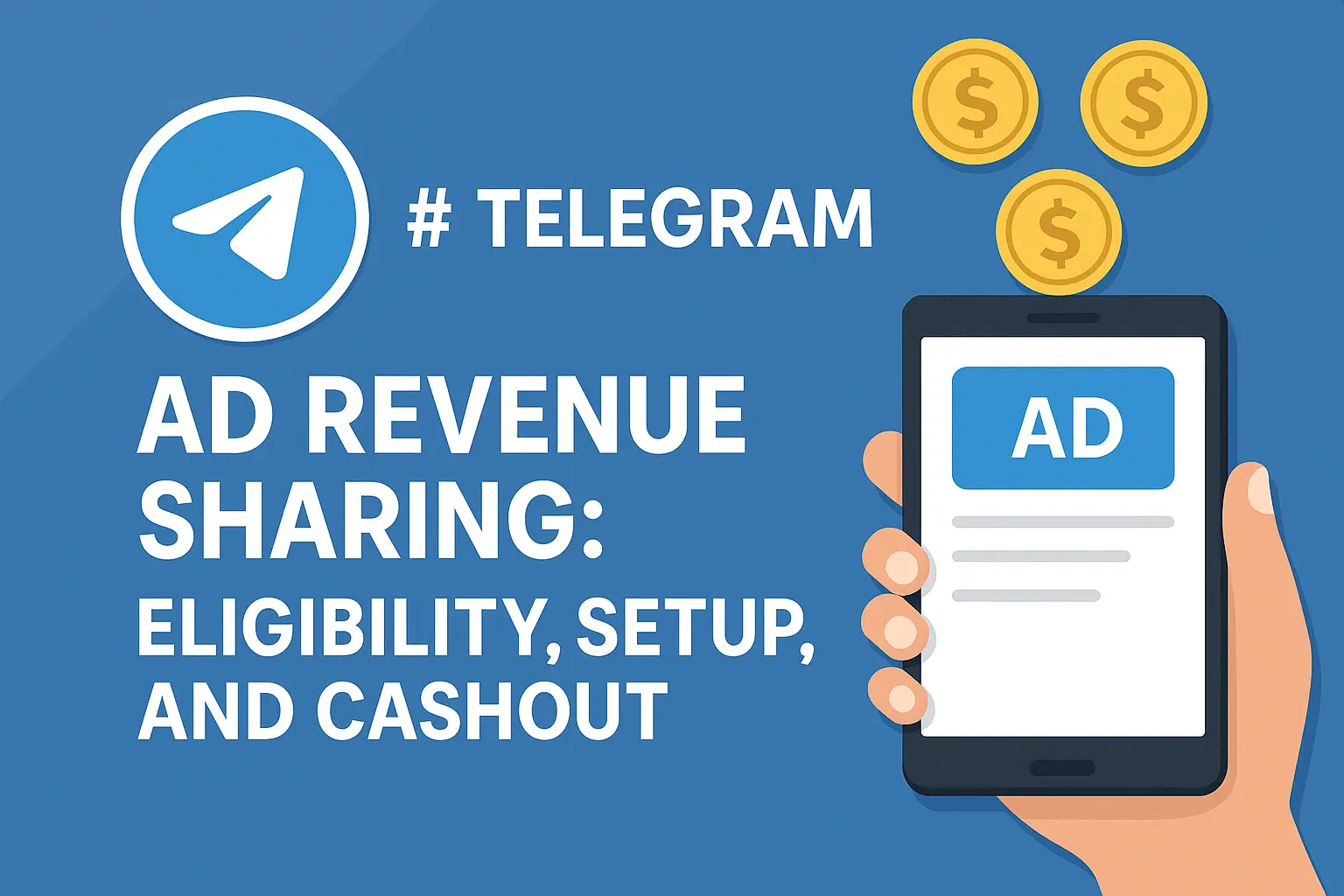 Telegram Ad Revenue Sharing: Eligibility, Setup, and Cashout (Step-by-Step)