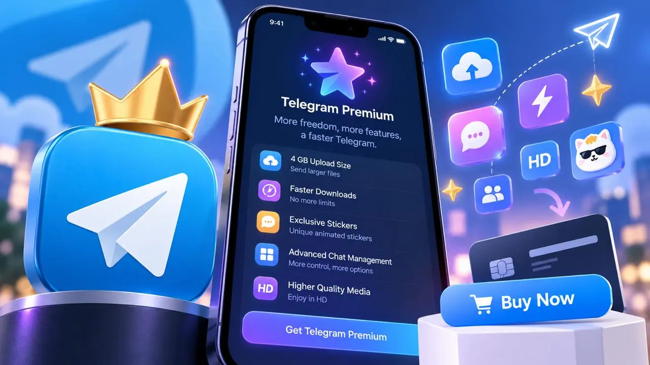 Cách đăng ký Telegram Premium 2026: hướng dẫn từng bước 4 cách mua chính thức