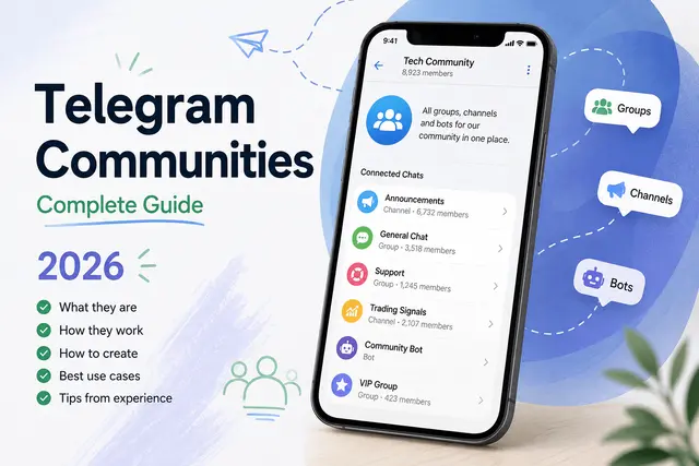 Telegram Communities: Complete Guide (2026)