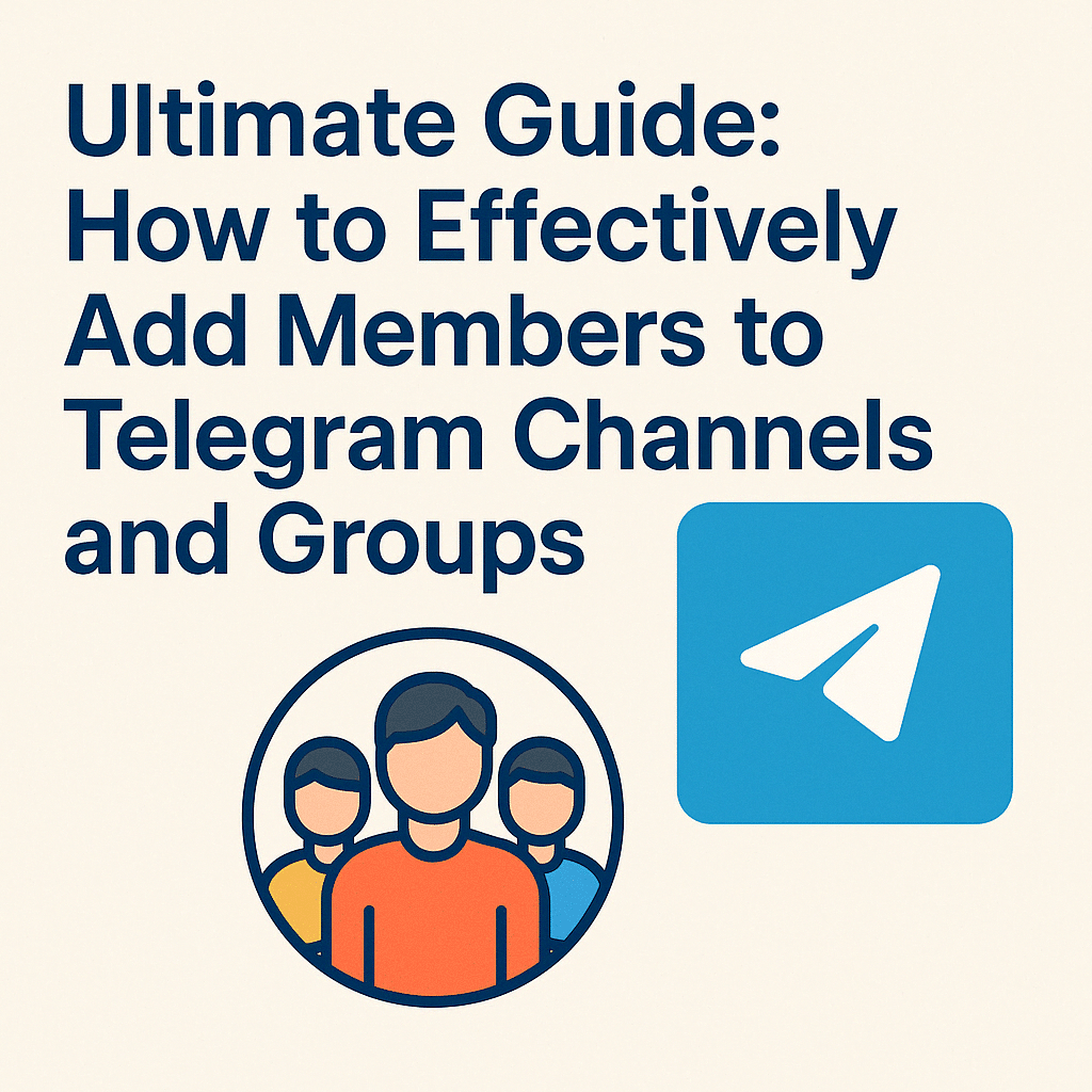 Ultimate Guide: How to Effectively Add Members to Telegram Channels and Groups