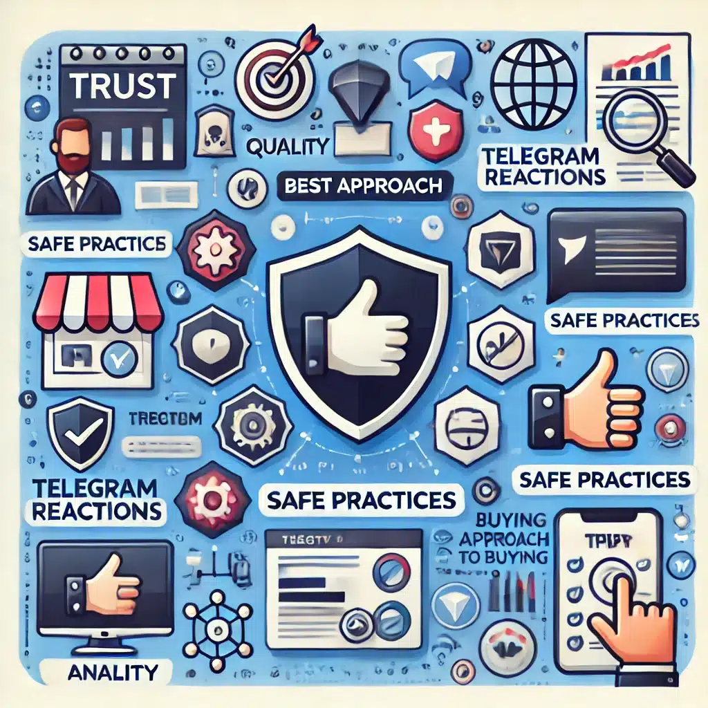 Illustration showcasing best approaches for buying Telegram reactions, including checklists, safe practices, and tips for effective purchases.
