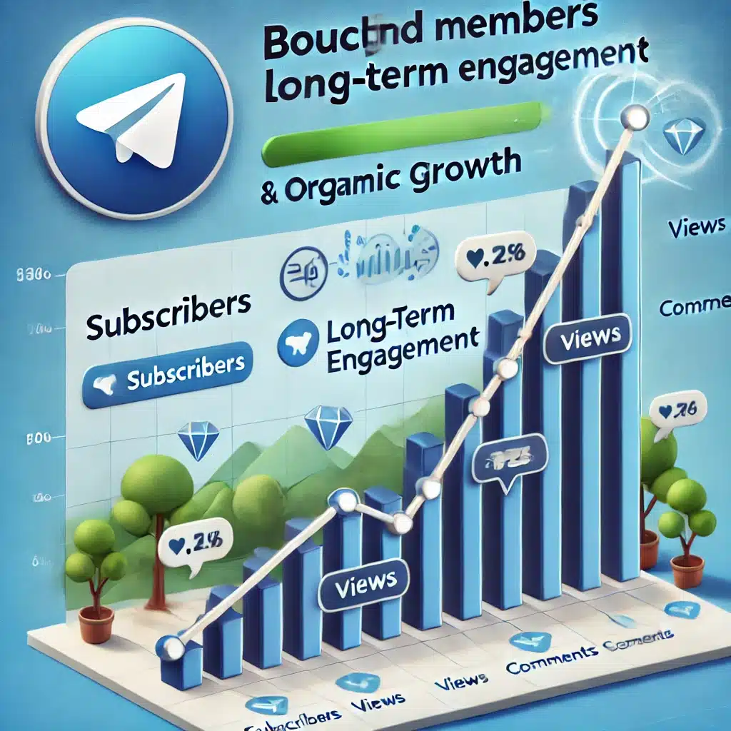 Growth chart of a Telegram channel showing an initial rise in members followed by a sharp decline in engagement, representing the long-term impact of buying members.