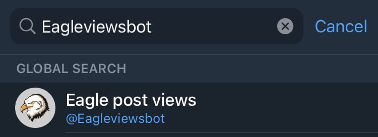 free telegram views