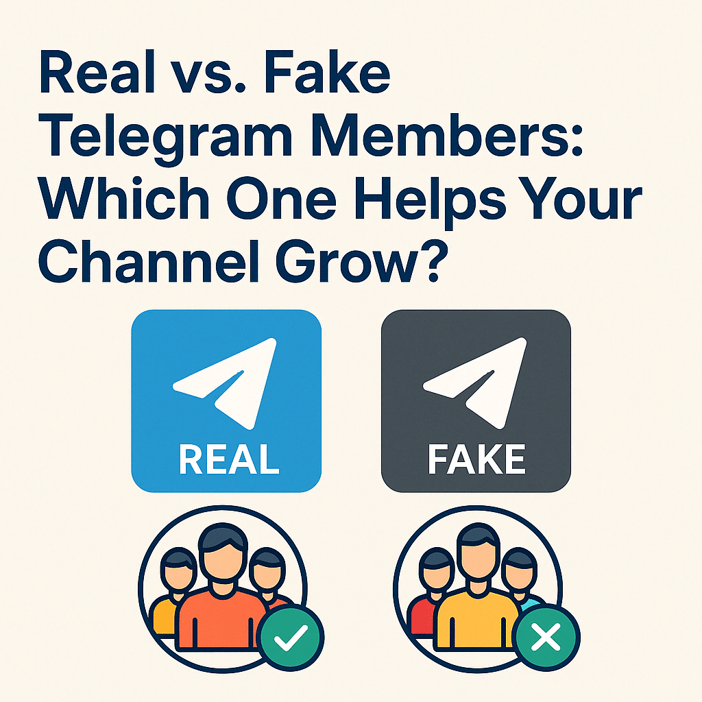 Real vs. Fake Telegram Members: Which One Helps Your Channel Grow?